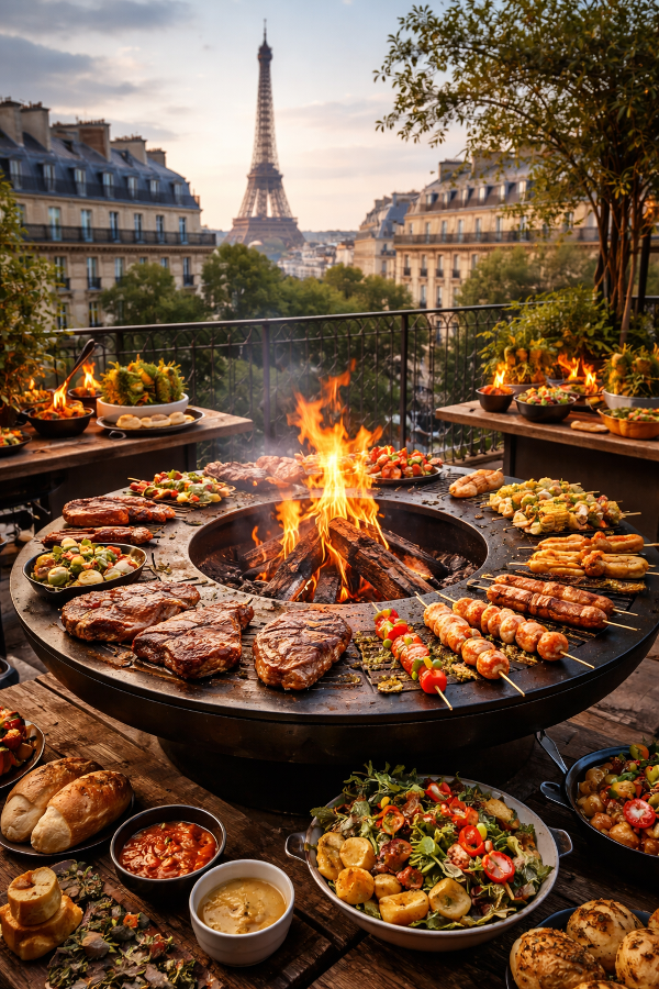 Traiteur brasero barbecue à Paris